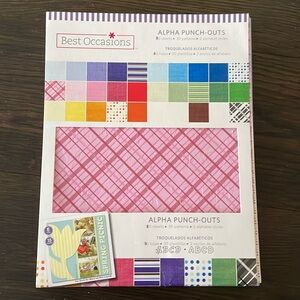 Alpha Punch-Outs (30 Sheets)